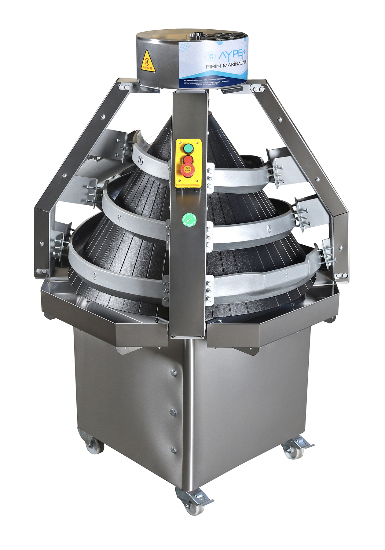 Machine à rouleaux de pâte conique AYP-250